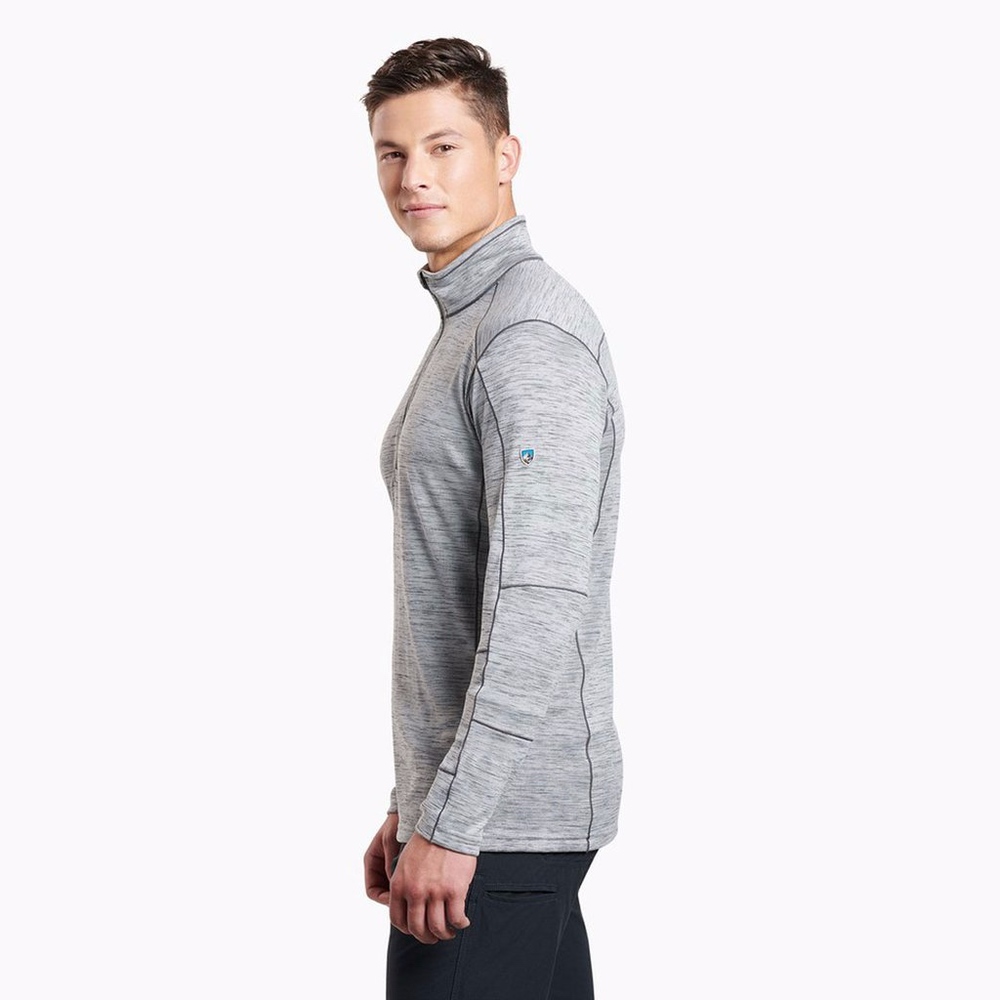 Kuhl Men's Alloy Half Zip Pullover Gray L